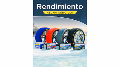 Cadenas de nieve textiles: la alternativa fácil de poner y en varias tallas para viajar seguro en invierno Las ventajas de las cadenas de nieve textiles frente a las tradicionales son estas